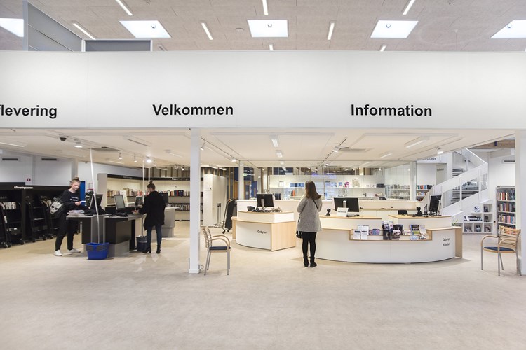 Entrance zone (Hvidovre Public Library, Denmark)