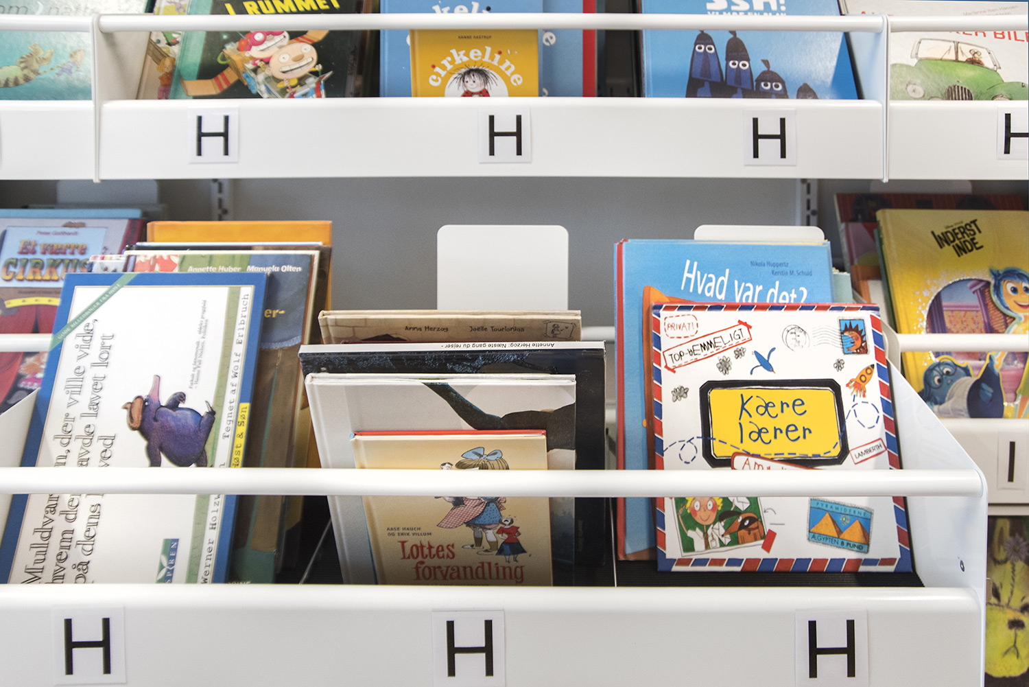 Close up example of pull out section (picture from another library)