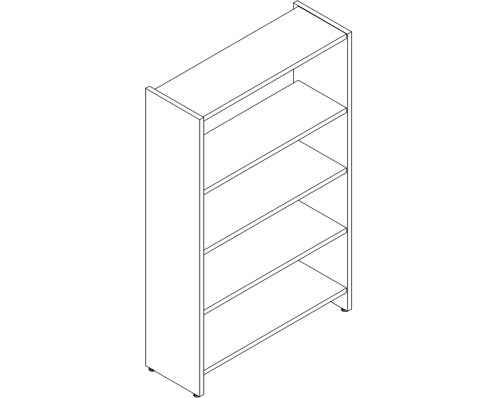 Lingo starter - single-sided - H1520 - D300 - W900 - 3D.dwg