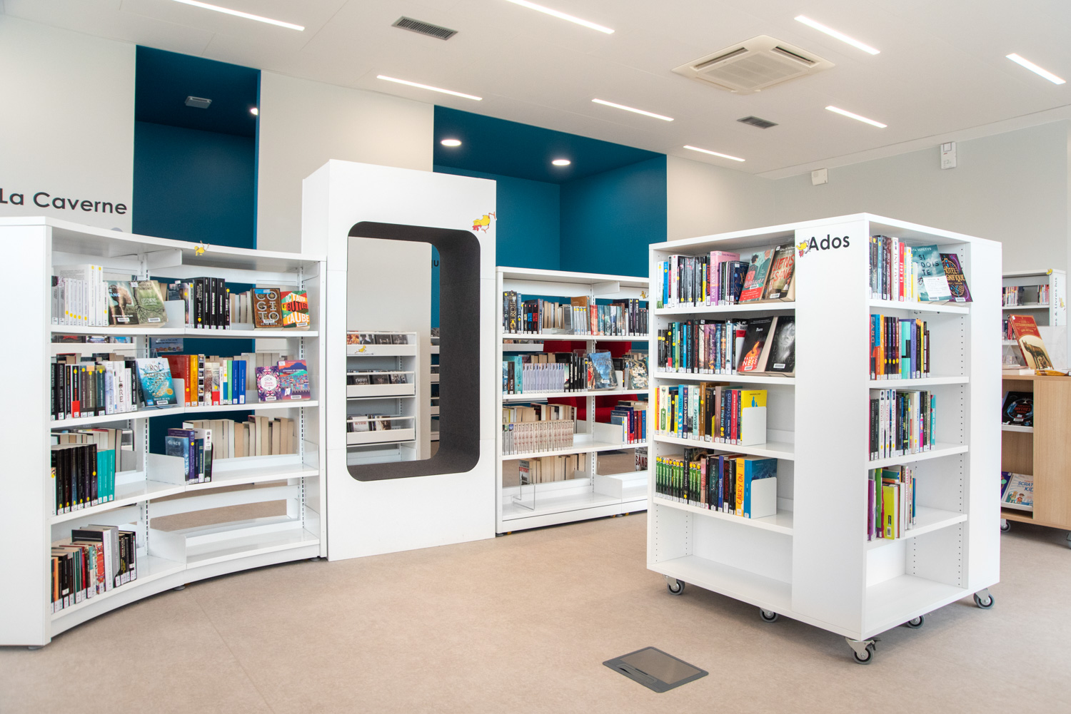 Angerville Public Library, France