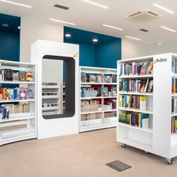 Angerville Public Library, France